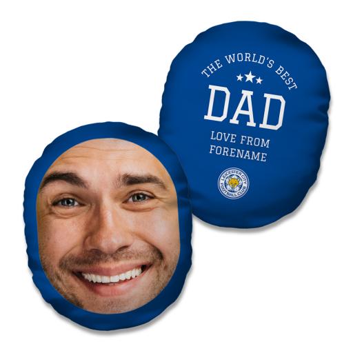 Leicester City FC World's Best Dad Mush Cush