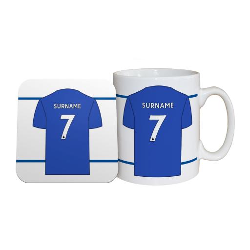 Leicester City FC Shirt Mug & Coaster Set
