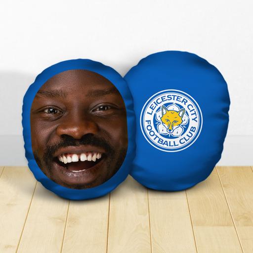 Personalised Leicester City FC Crest Mush Cush